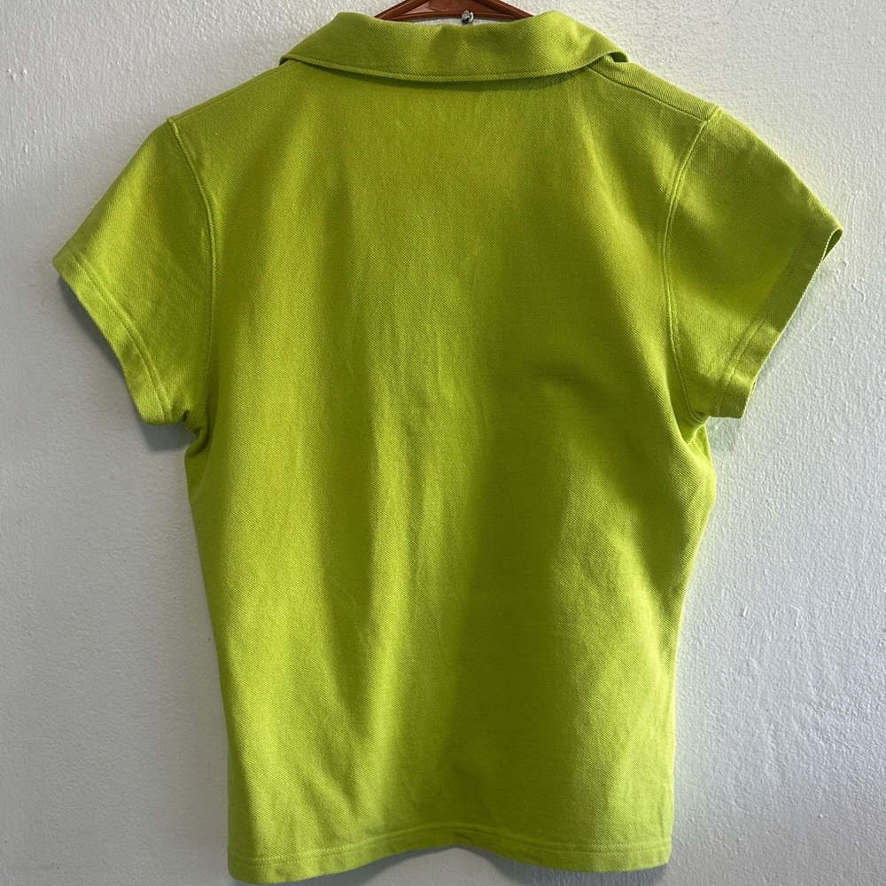 Roxy Pique classic Polo shirt women Large (junior) size - Picture 5 of 7